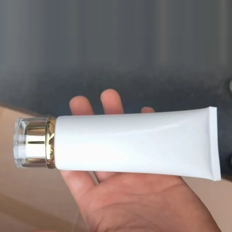 30g 50g 100g 120g White Plastic Squeeze Tube 50ml 100ml Hand Cream Packaging Soft Tubes With Flip Cap