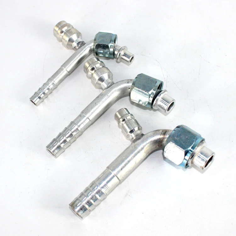 POKKA quality R12 joint OR car ac with aluminum joints R134a valve 3' 4' 5' curved