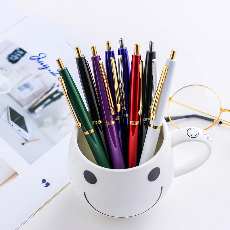  Классическая электронная сигарета Bic золотая ручка в черной полированной позолоченной отделке и клипсе ручки