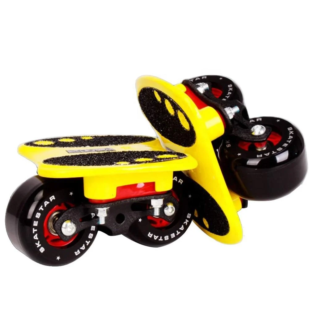 Portable  Road freeline skate cruiser Drift Skates Plate with aluminum deck PU Wheels