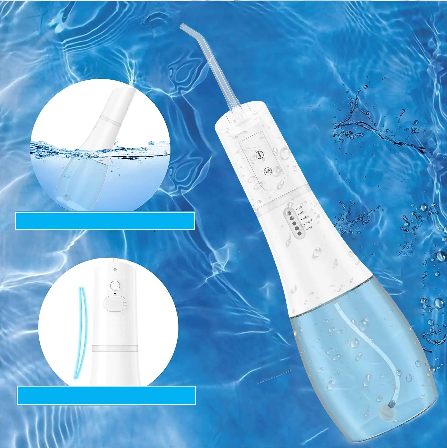 Spotlight Attach To Faucet Brush Chargeable Teeth Cleaner Dental Hygentist Oral Irrigator Floss Water Jet