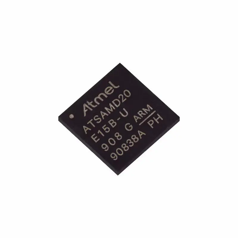 New original ATSAMD20E15B-MU package VQFN32 32-bit embedded microcontroller chip