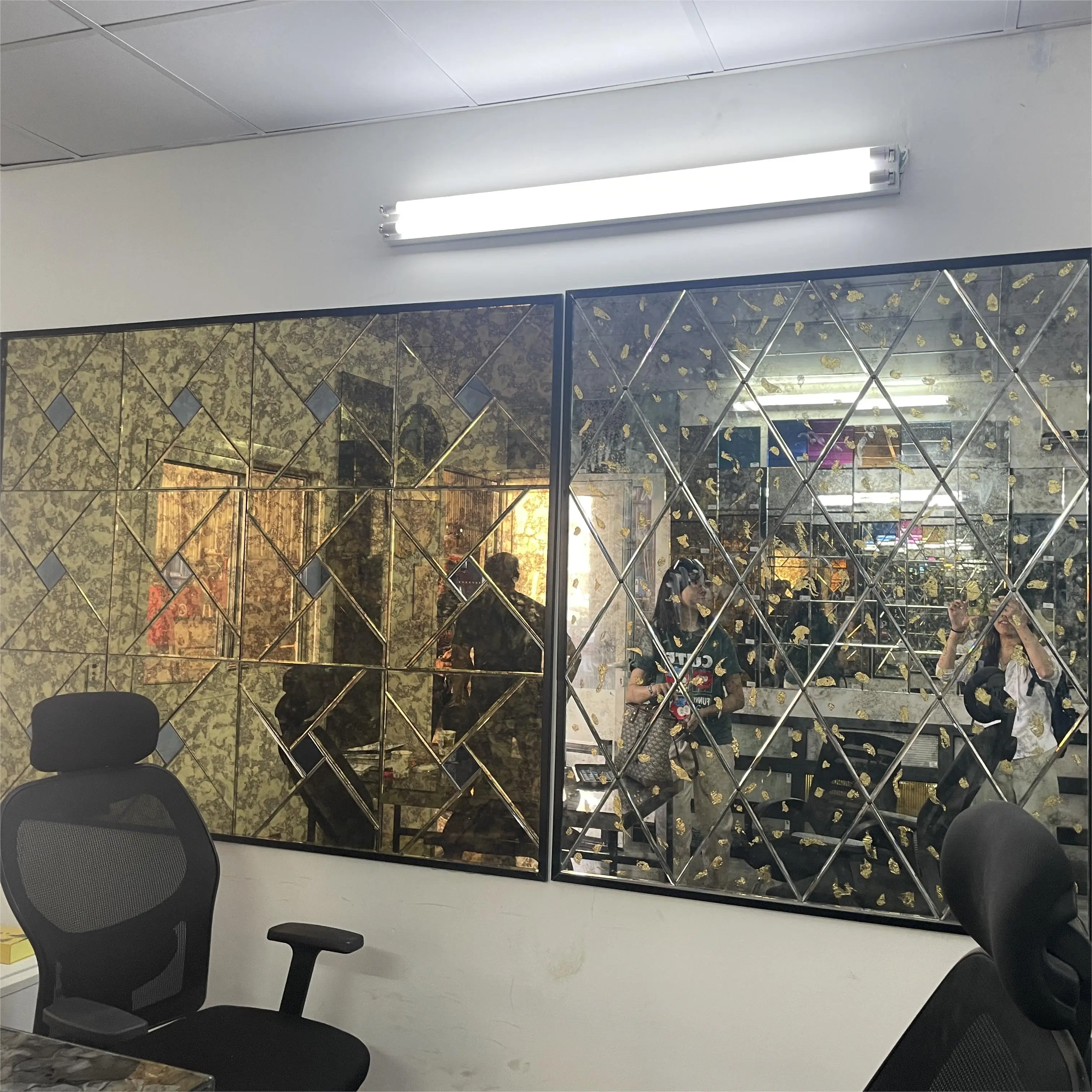 Popular decorative antique mirror glass tiles antique hand mirror glass antique wall mirror