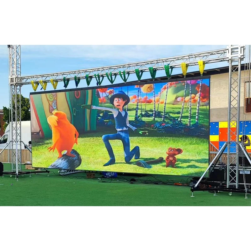 Concerts Full-Color Screens Outdoor Conference Rooms P3.91High-Resolution Front Maintenance Rental LED Display Wall Screens
