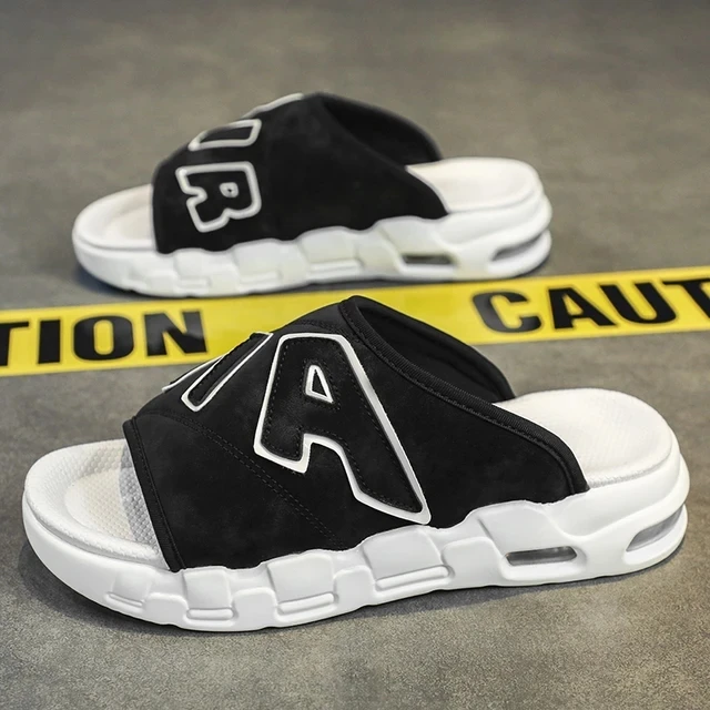 High Quality Men Outdoor Indoor Slippers Sandals Beach Design Air Men Non-slip Comfortable Slippers Men Casual Shoes Size 46 47