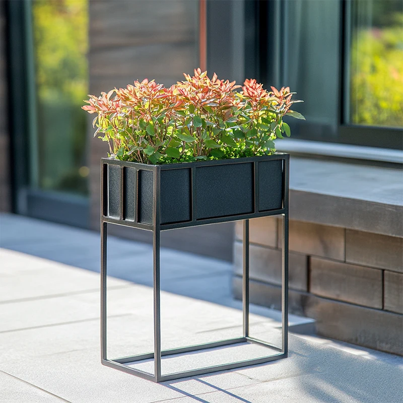 Customized 4/5/6 Tier Potted Metal Plant Stand For Home Decoration Flowerpot Display Stand