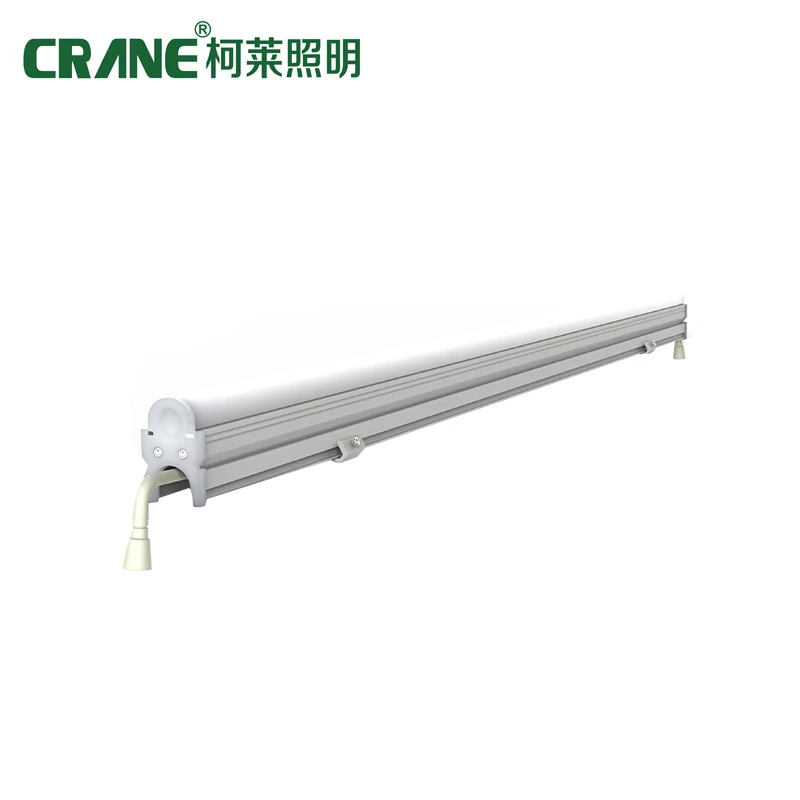 Hotel Building Waterproof IP65 Aluminium Housing Lighting Project outdoor RGBW Linear Led Wall Washer Light bar 12W