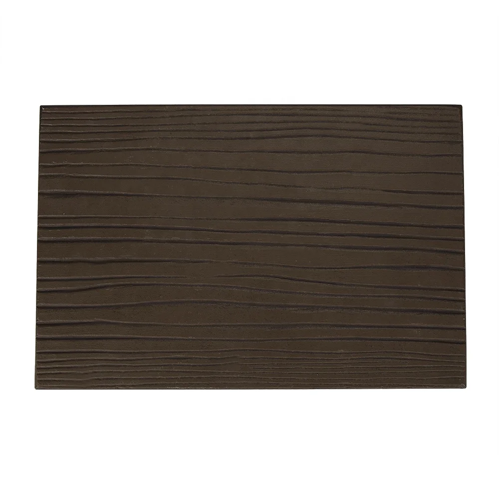 
Asbestos Free 3000mm Brown Villa Wood Texture External Wall Fiber Cement Siding Board 