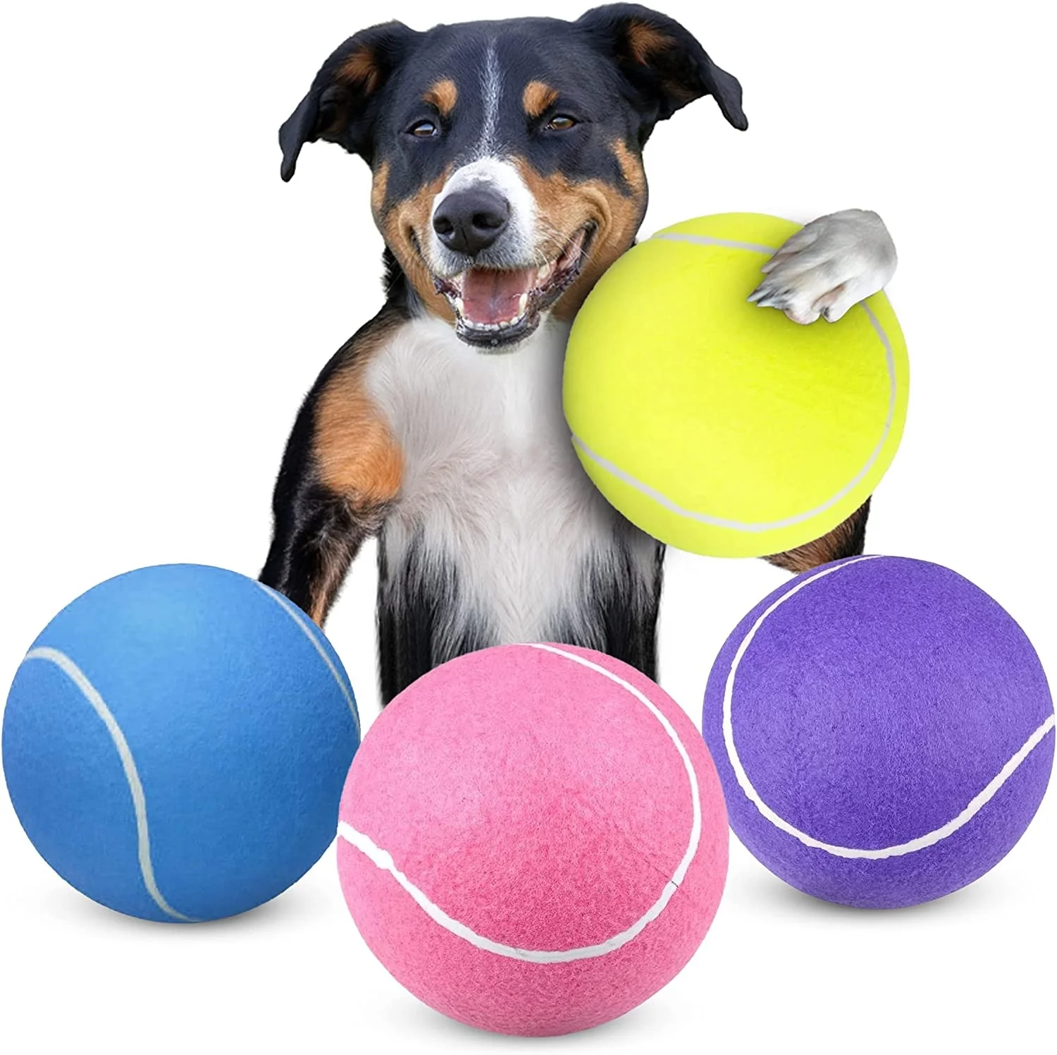 Factory Wholesaler Custom Inflatable 9.5inch Big Giant Jumbo Tennis Ball