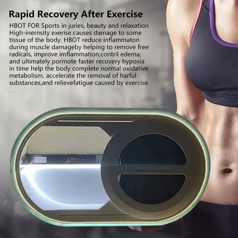 Hard Shell Hyperbaric  1.5 Ata Hbot Manufacturers Oxygen Hyperbaric Chamber