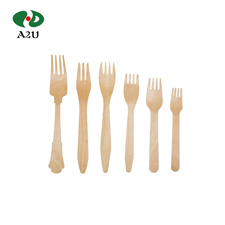 Biodegradable Healthy Eco friendly Disposable Wooden Plates and Cutlery/Flatware