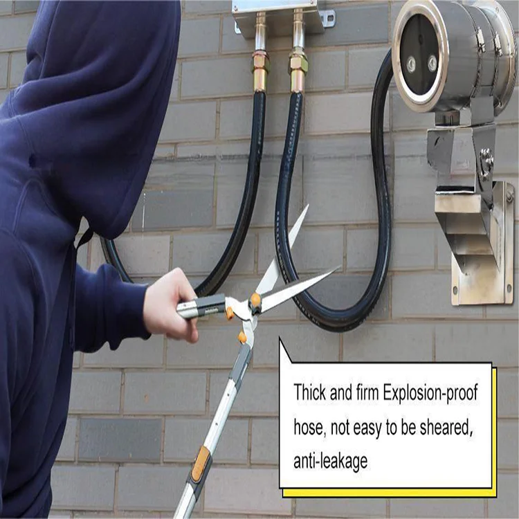 ip68 Infrared 304/316 Stainless Steel Waterproof Network Industrial Explosion-proof Bullet Camera