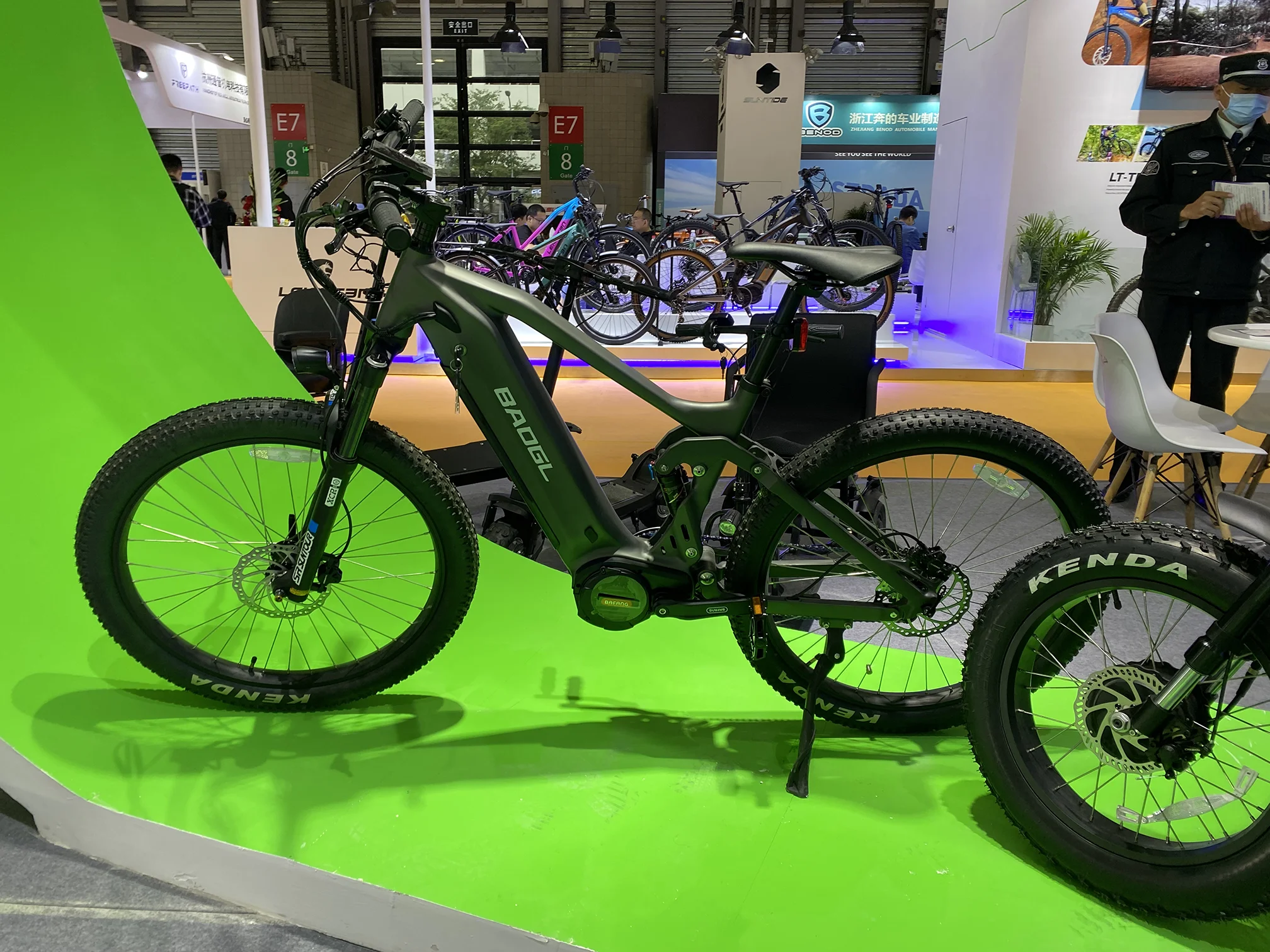 Outdoor sport full suspension electric bicycle retro vintage ATV08 bafang ultra comfort fat bike