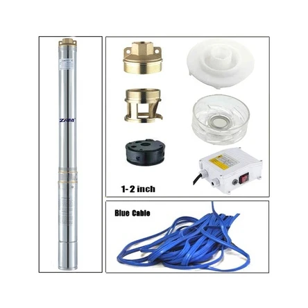 3Inch110V 220V 50HZ 60HZ Dual Voltage AC Electric Power Borehole Submersible Deep Well Water Pump For Irrigation Agriculture