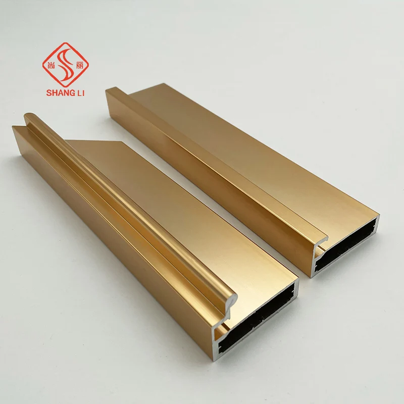 Customized Powder Polishing Color Anodizing Furniture Kitchen Cabinet Aluminium Profile Frame