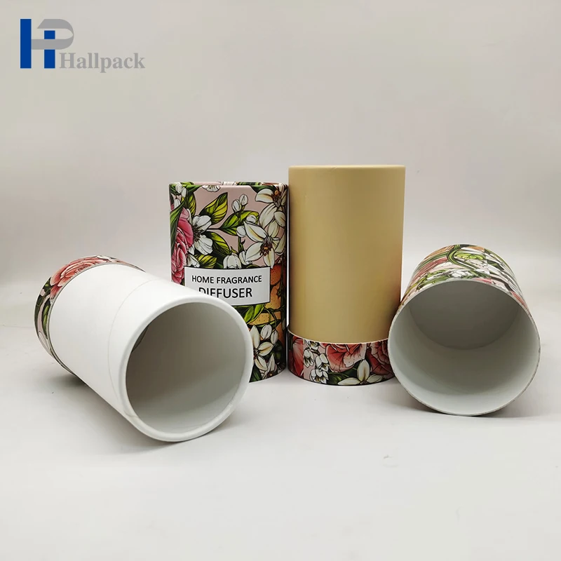 High Quality Rigid Cardboard Mug Cup Gift Paper Tube Recyclable PVC Window Water Drink Cup Packaging Tubes