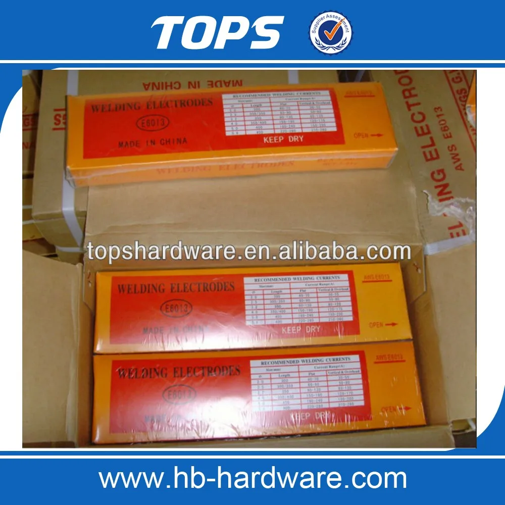 Best Quality AWS E6013 Welding Electrodes Certified Steel Copper Carbon Alloy Carbon Steel for Exportation J421 GB