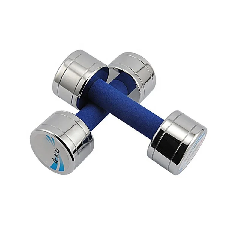 Reapbarbell CHROMED DUMBBELL WITH FOAM COVERED HANDLE