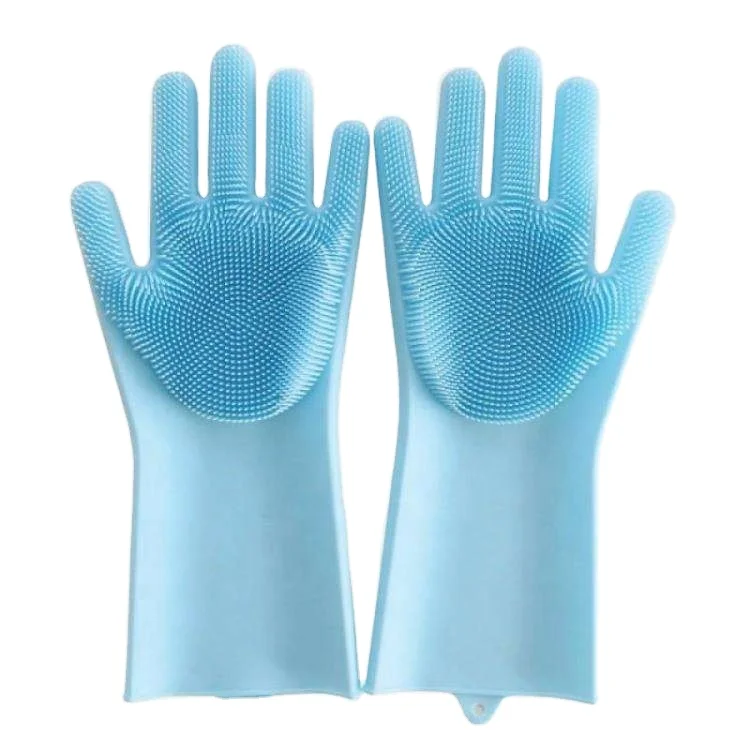 
High Quality Different Color Cheap Silicone Dish Washing Gloves Kitchen 
