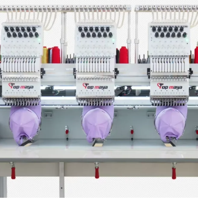 Высокоскоростная вышивальная машина TOPMAYA с 4 головками