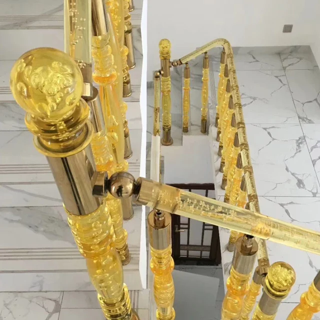 Excellent basement stair railing flexible handrail aluminium profile