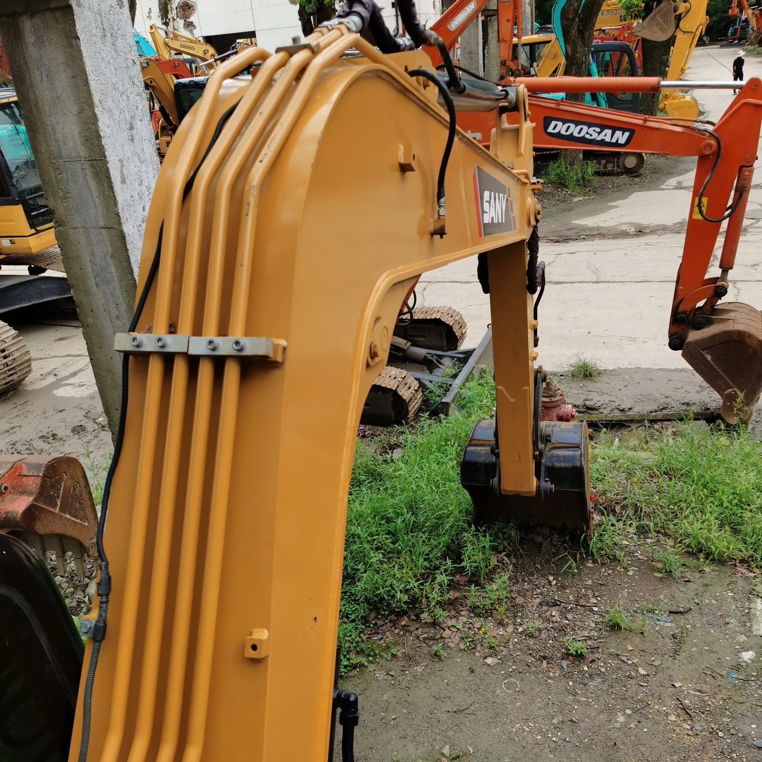 Used Hot sale Mini Excavator Sany 75C  Track Crawler Micro Digger Tractor for Sale Good Excavator