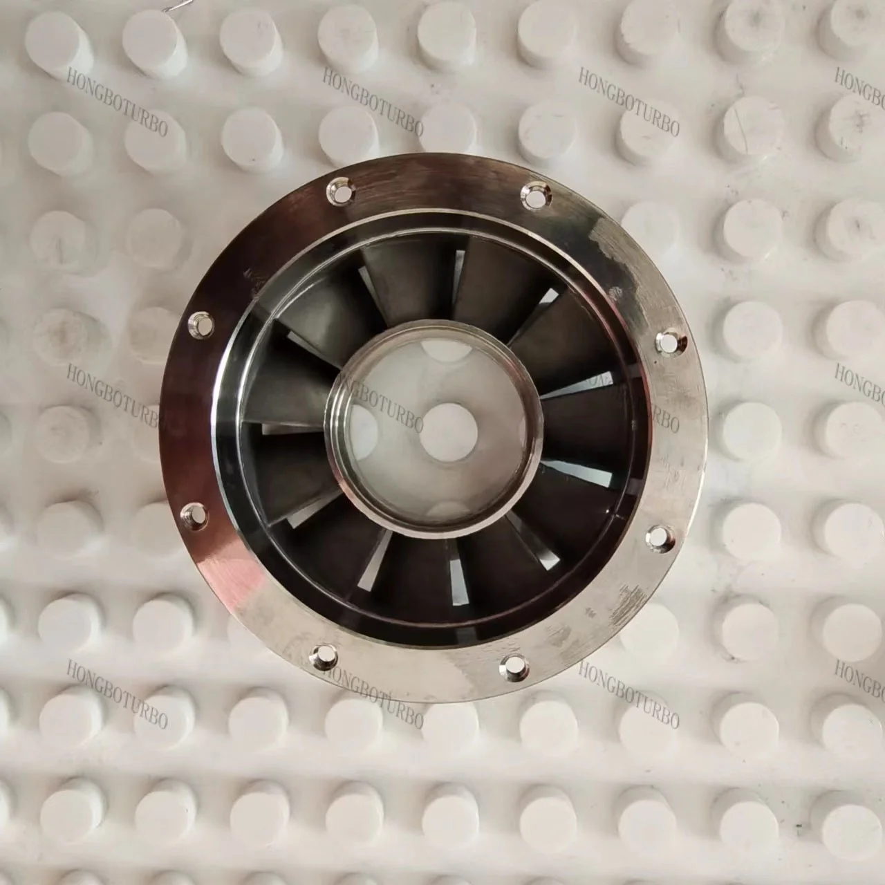 Accessories for drone turbojet engines-inlet runner-billet wheel-Transit ring-Diffuser-Turbine wheel-turbine shaft