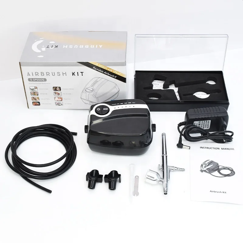 Novelty electric hair dye airbrush set for makeup