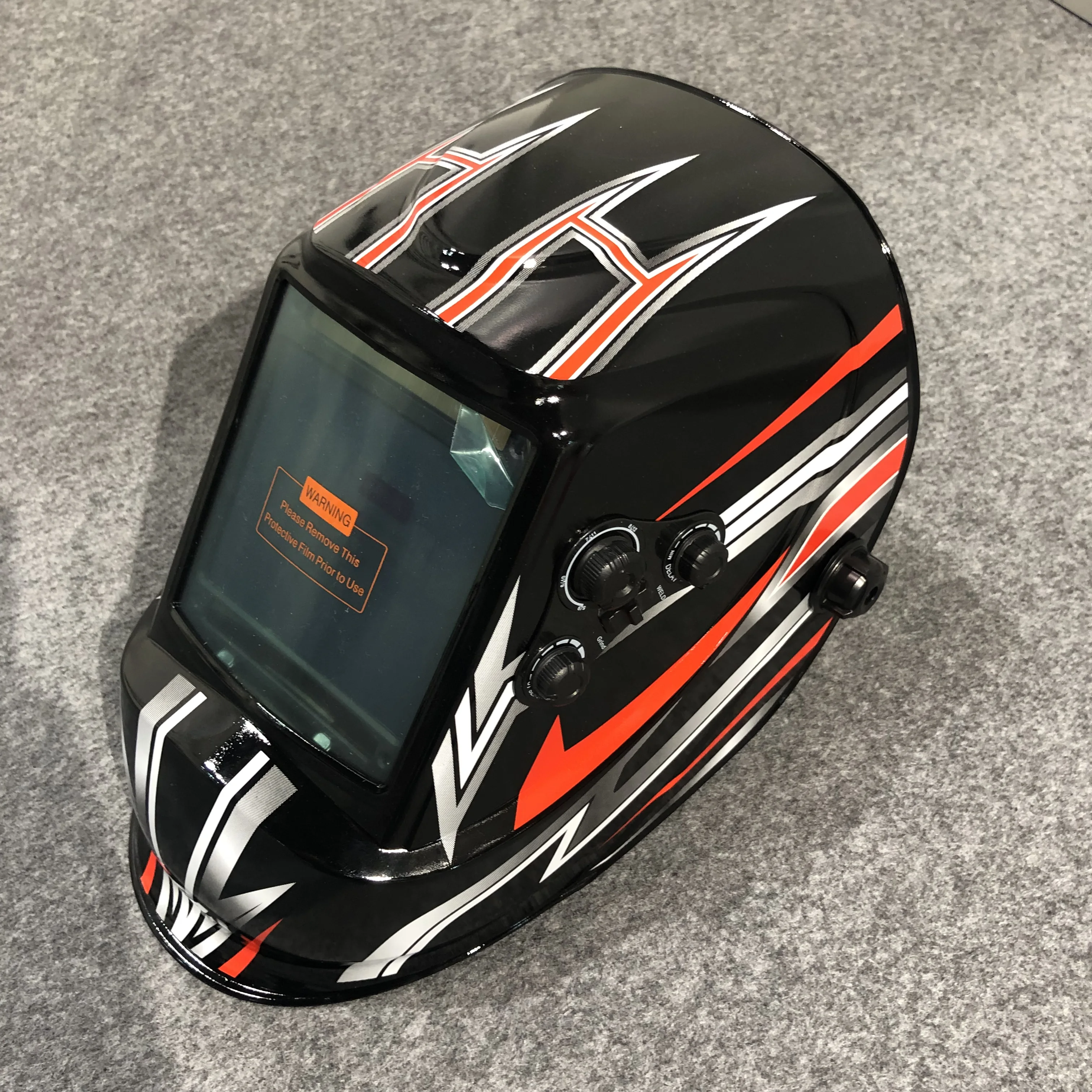 Customized Decals automatic true color TIG Solar Auto darking welding helmet