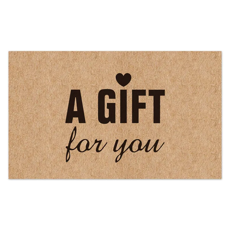 Поздравительные открытки из крафт-бумаги с надписью thank you Подарочная открытка для малого