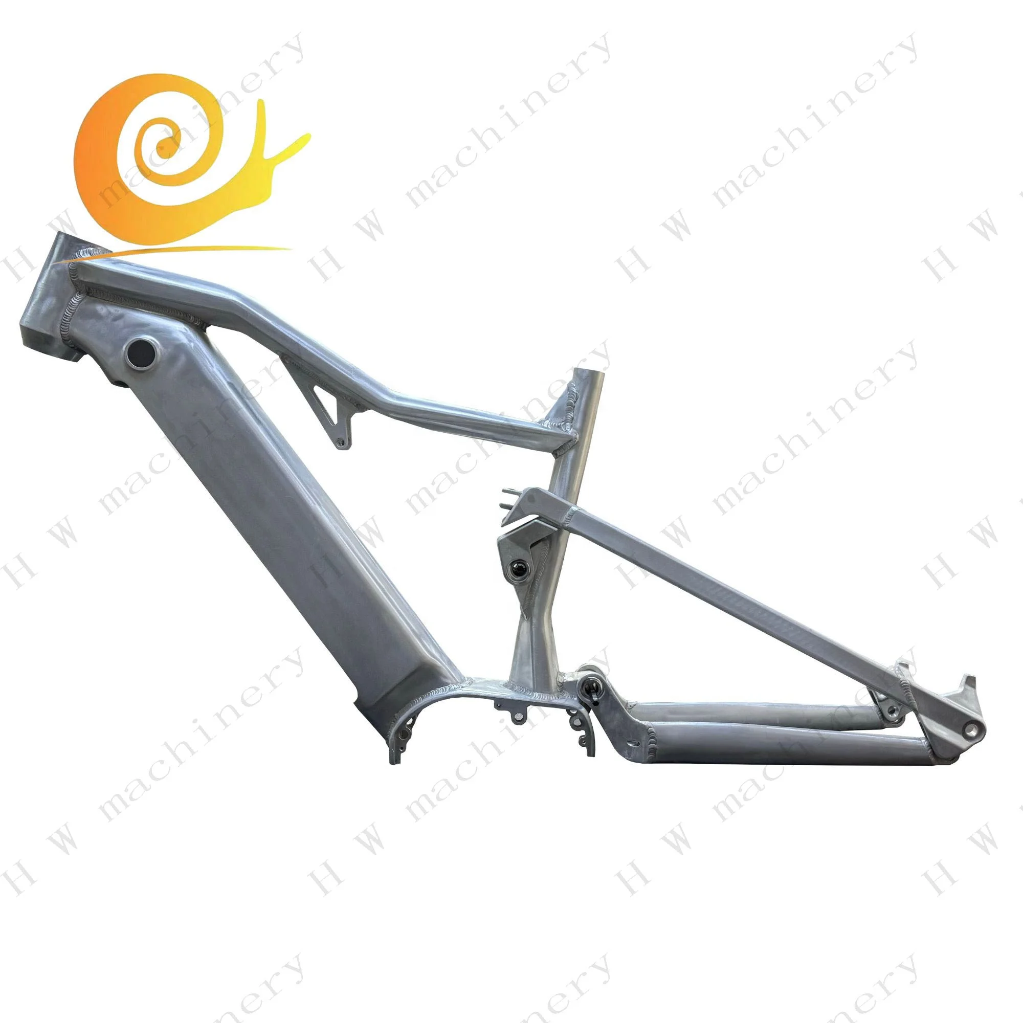 HW Machinery 2024 Aluminum Alloy MTB ebike Frame mountain bike frame UDH Suspension Bicycle Frame