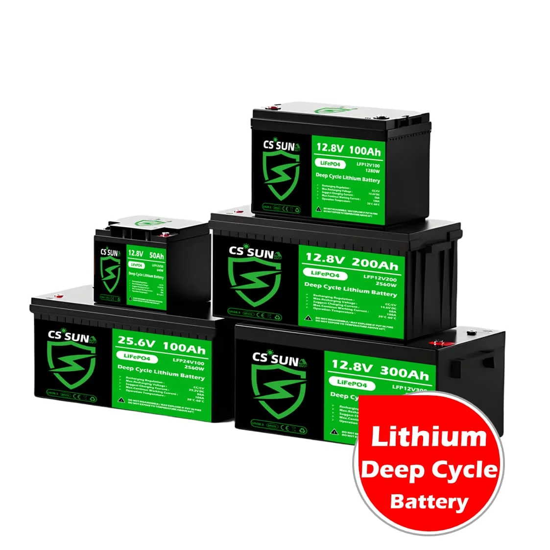 LFP12V 24V LiFePO4 батарея