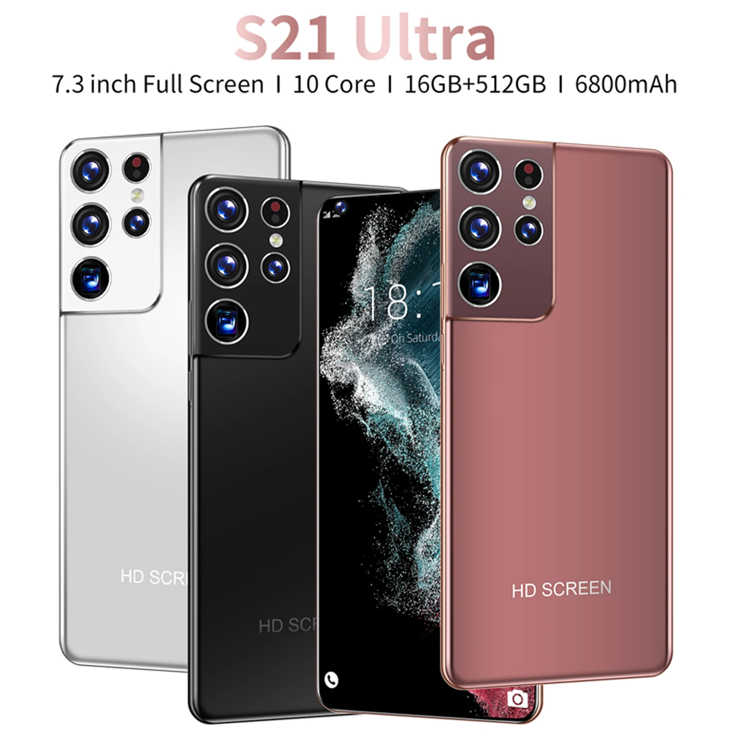 S21 ULTRA original 16gb+512gb 16MP+32MP face unlock full Display Android 10.0 Cell Phone Smart Mobile Phone