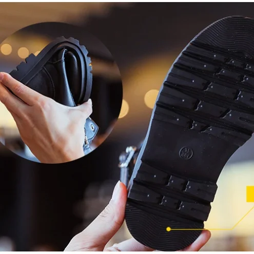 Black Boots For Girls Spring And Autumn Children Fashion Leather Boots New Style Knee-Length Boots Casual Shoes