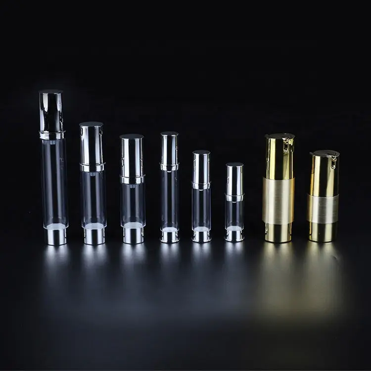 Luxury Refillable Frosted 30Ml 50Ml 80Ml Spray Plastic Vacuum Cosmetic Serum Lotion Airless Pump Bottle