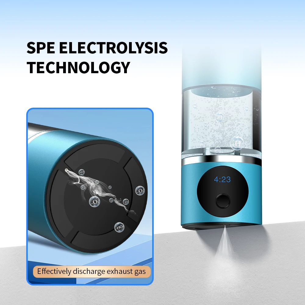 Cheap price 230Ml Portable&Rechargeable Water Electrolysis Ionizer Cup Rich Hydrogen Water Generator Bottle