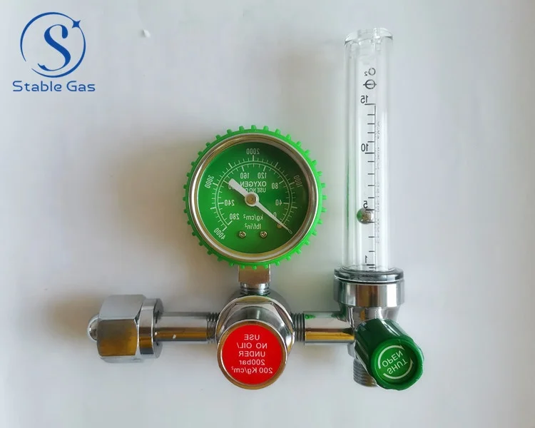 Super Cheap Price Aluminum Regulator CGA540 150Bar High Pressure Medical Oxygen Regulator