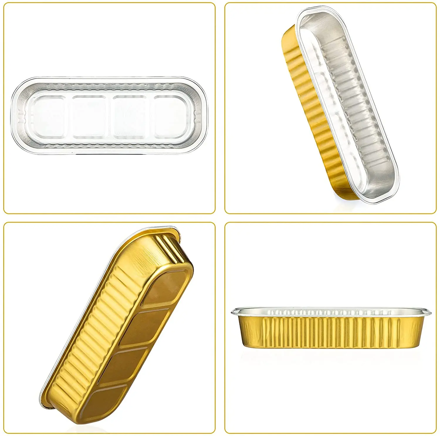 Factory supply Aluminum Foil Lid for Cup Container/Aluminum Foil container with Lid For Food Packaging