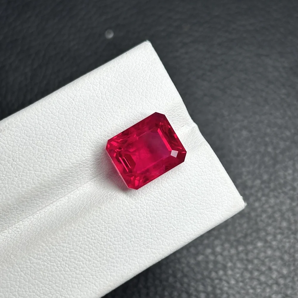 HQ GEMS New Products 10x14mm  9 Carat Octagon Cut 99.99% Same Natural Burma Ruby Gemstone