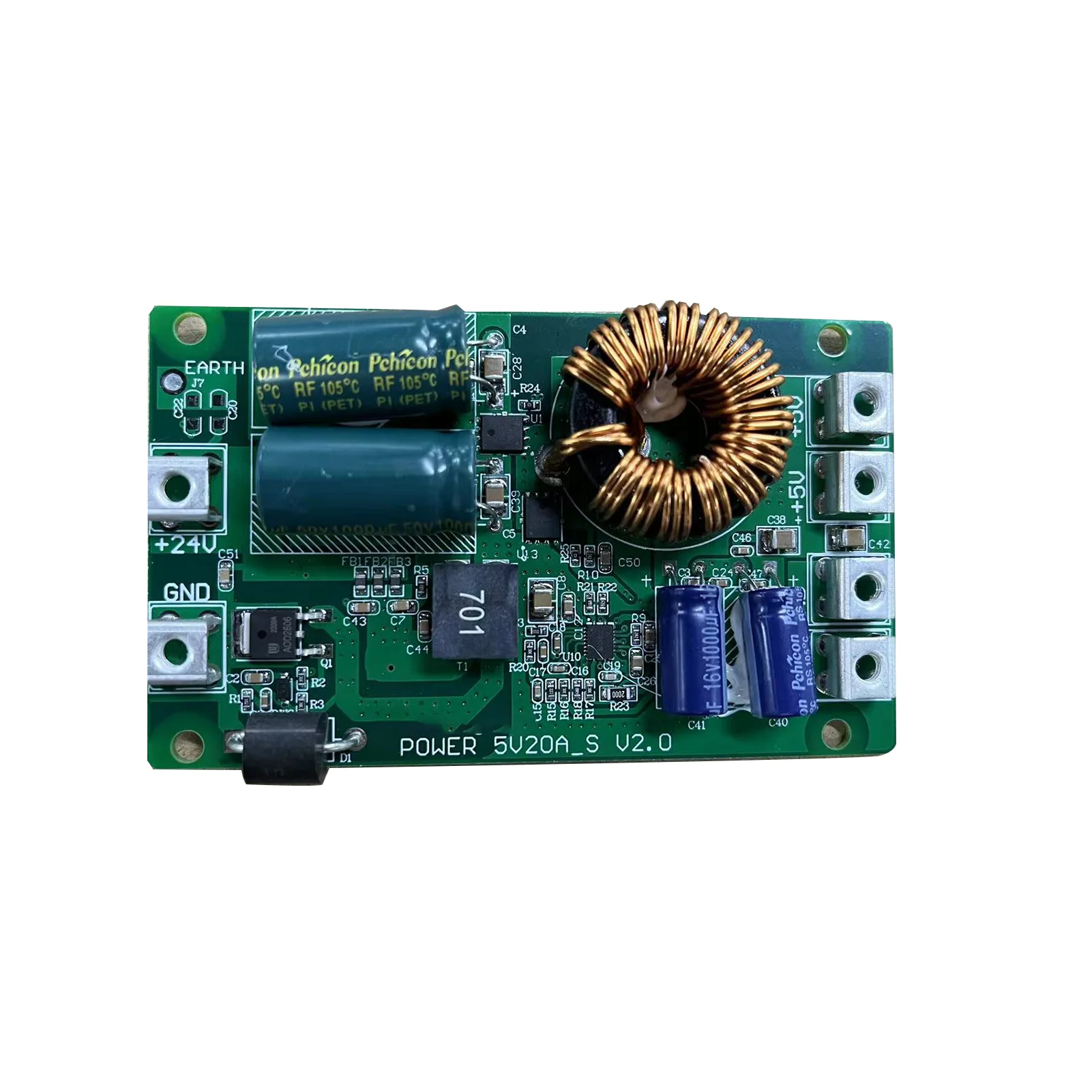 High efficiency supper long life bus LED screen board low heat power supply card with low power ripple