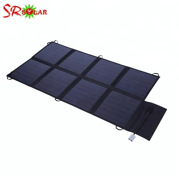 portable 80w 18v solar panel charger for camping