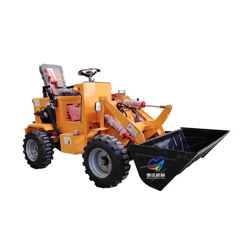 Telescopic Electric Front Loader Small Tractors Mini Wheel Loader for Efficient Load