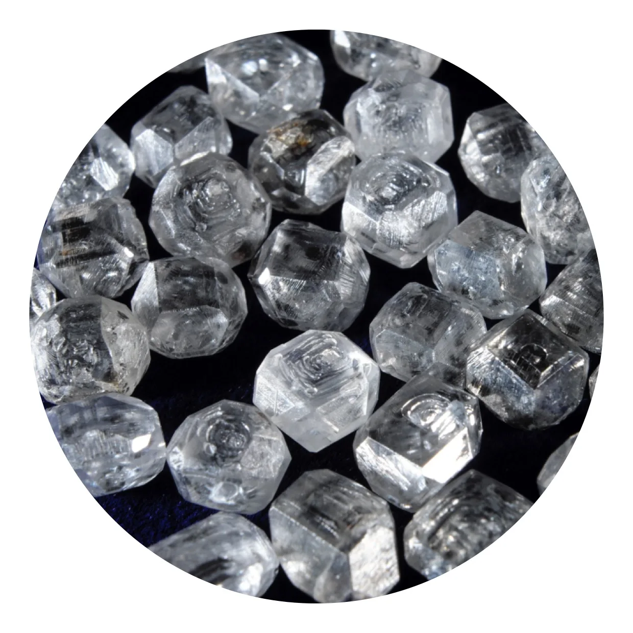 Lab Grown white rough HPHT CVD Diamond for jewerry