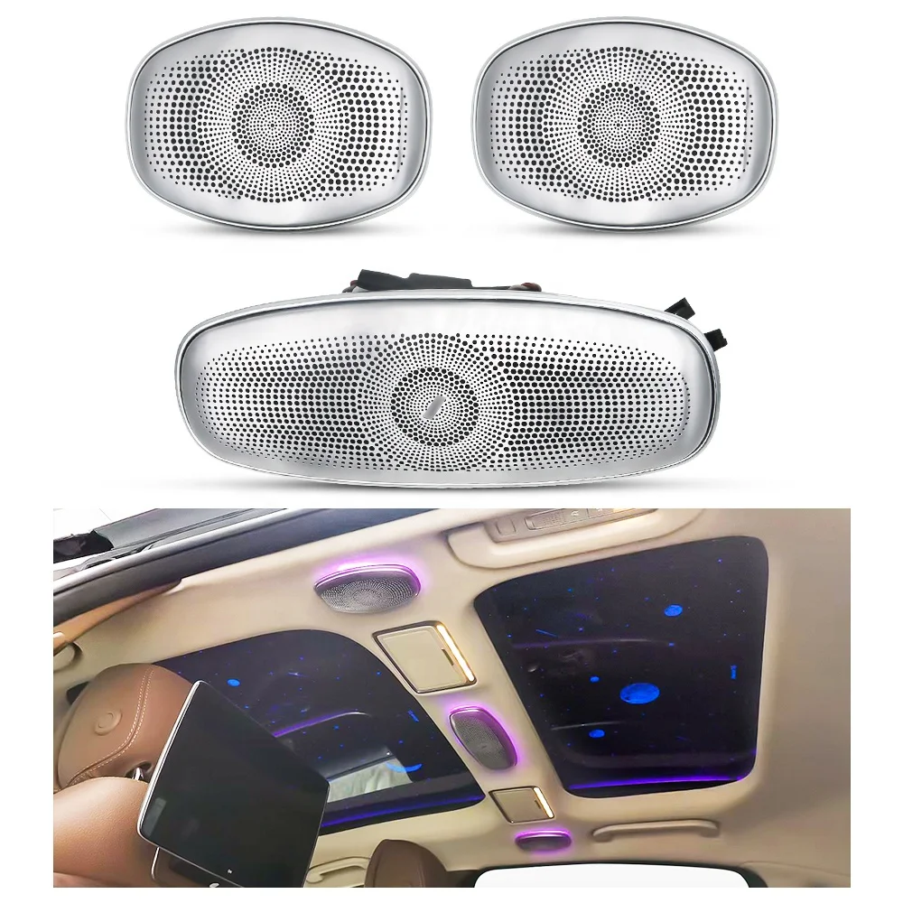 Car Ceiling Speakers Roof Speakers With Ambient Light Suitable For Mercedes Benz W205 X253 W213 W222