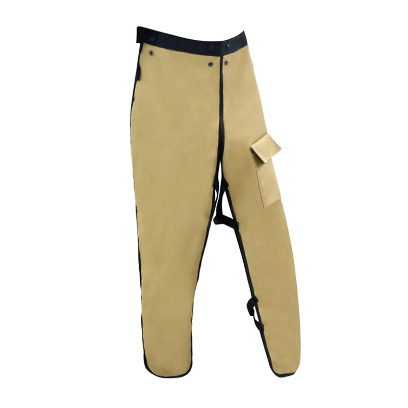 Loggers Forest Workers Protective Chain Saw Pants 7 Layers Chainsaw Pants Apron Style Technical Wrap Chainsaw Chaps For Men