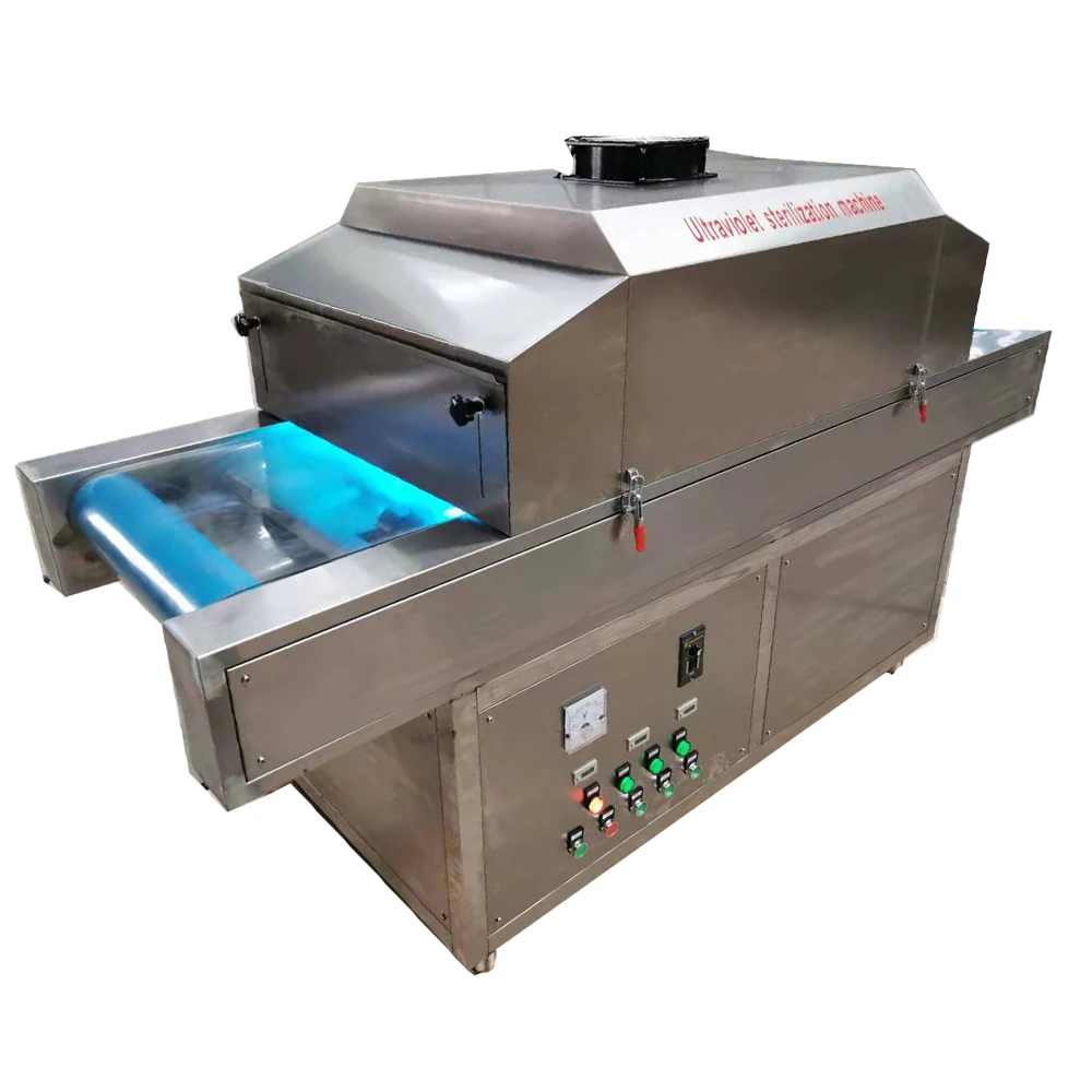 Машина для стерилизации пищевых продуктов УФ-туннельный