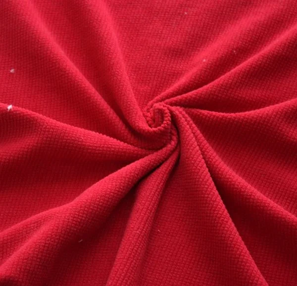 2023 beautiful new design polyester knitted waffle dyed fleece fabric