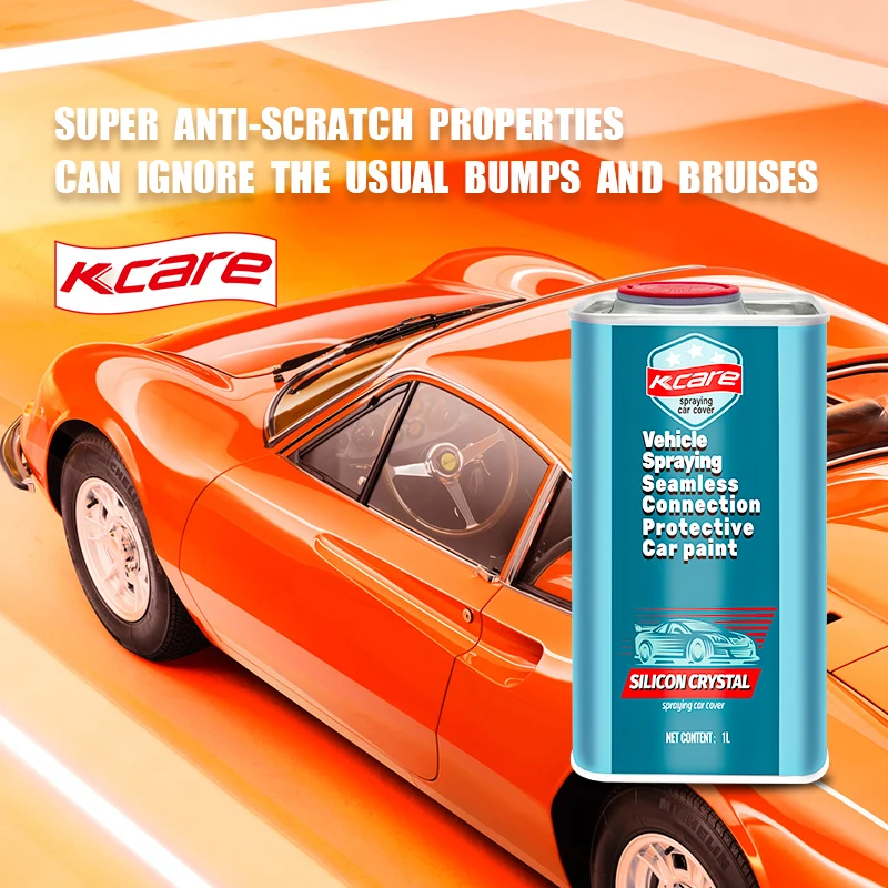 Orange paint change color tpu anti-scratch wear liquid spray coat suitable for cars