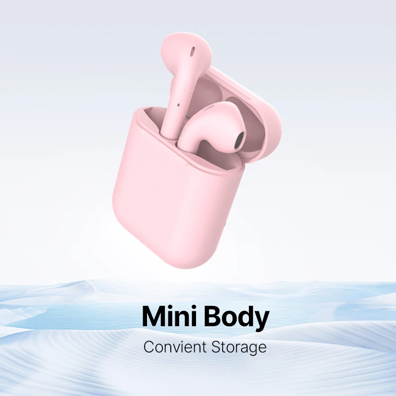 Разноцветные Bluetooth беспроводные наушники-вкладыши TWS наушники с зарядным чехлом для всех сотовых телефонов