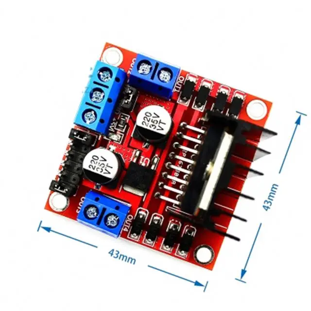 L298N Motor Driver Board Module DC Stepper Motor Robot Smart Car